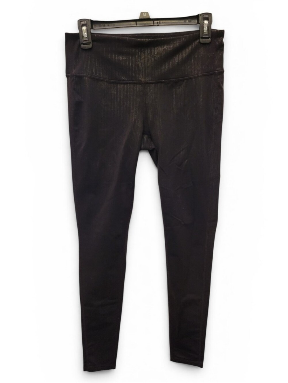 Athleta Womens's Black Activewear leggings with White Logo